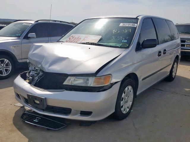 2HKRL18561H554278 - 2001 HONDA ODYSSEY LX SILVER photo 2