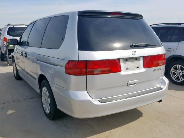 2HKRL18561H554278 - 2001 HONDA ODYSSEY LX SILVER photo 3