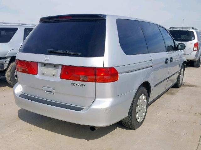 2HKRL18561H554278 - 2001 HONDA ODYSSEY LX SILVER photo 4