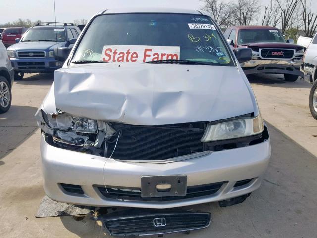 2HKRL18561H554278 - 2001 HONDA ODYSSEY LX SILVER photo 9