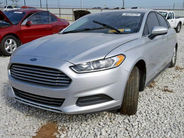 3FA6P0G74GR249782 - 2016 FORD FUSION S SILVER photo 2