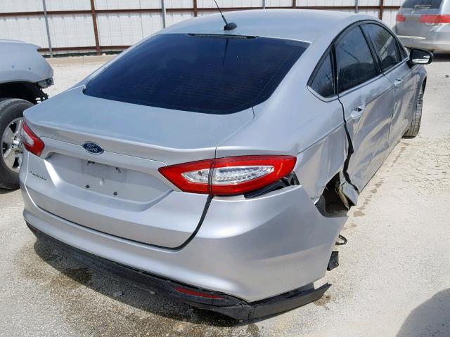 3FA6P0G74GR249782 - 2016 FORD FUSION S SILVER photo 4