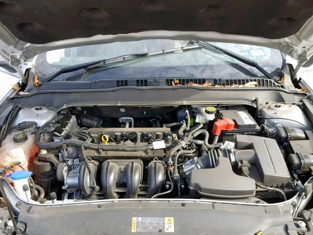 3FA6P0G74GR249782 - 2016 FORD FUSION S SILVER photo 7