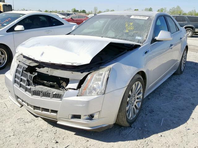 1G6DJ5E34C0102066 - 2012 CADILLAC CTS PERFOR SILVER photo 2