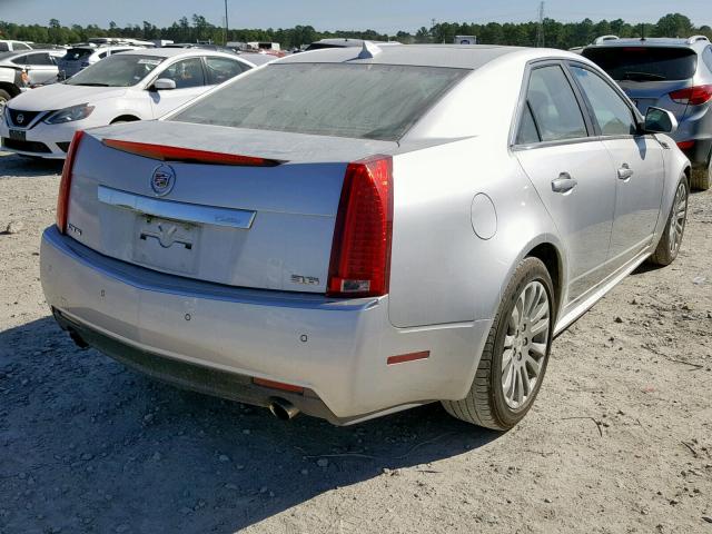 1G6DJ5E34C0102066 - 2012 CADILLAC CTS PERFOR SILVER photo 4