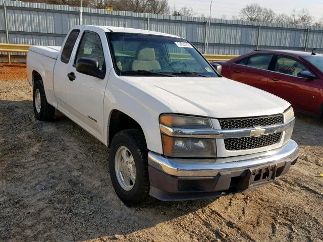 1GCCS198158144820 - 2005 CHEVROLET COLORADO WHITE photo 1