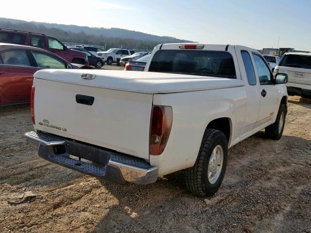 1GCCS198158144820 - 2005 CHEVROLET COLORADO WHITE photo 4