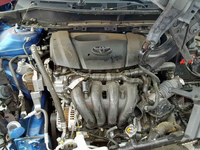 3MYDLBZVXGY135653 - 2016 TOYOTA SCION IA BLUE photo 7