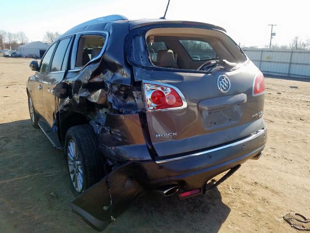 5GAKVBED6BJ284198 - 2011 BUICK ENCLAVE CXL  photo 3