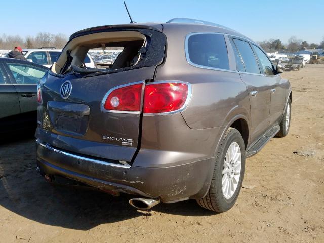 5GAKVBED6BJ284198 - 2011 BUICK ENCLAVE CXL  photo 4