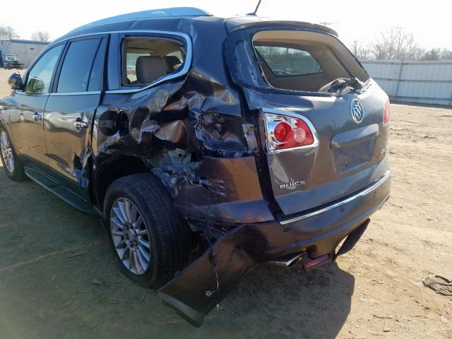 5GAKVBED6BJ284198 - 2011 BUICK ENCLAVE CXL  photo 9