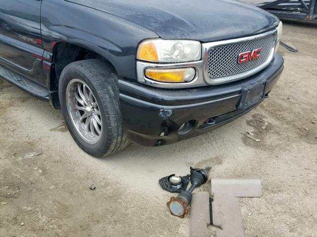 1GKEK63U04J151653 - 2004 GMC YUKON DENA BLACK photo 9