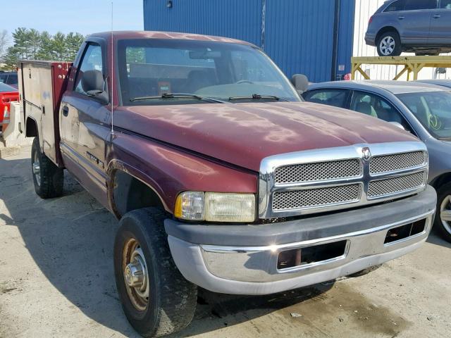 3B6KF26Z01M583620 - 2001 DODGE RAM 2500 MAROON photo 1