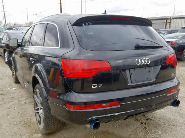 WA1EY74L87D105930 - 2007 AUDI Q7 3.6 QUA BLACK photo 3