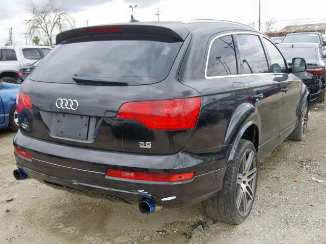 WA1EY74L87D105930 - 2007 AUDI Q7 3.6 QUA BLACK photo 4