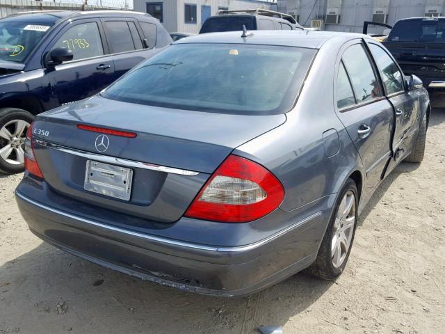 WDBUF56X87B110938 - 2007 MERCEDES-BENZ E 350 GRAY photo 4