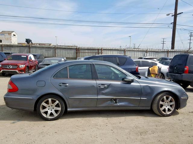 WDBUF56X87B110938 - 2007 MERCEDES-BENZ E 350 GRAY photo 9