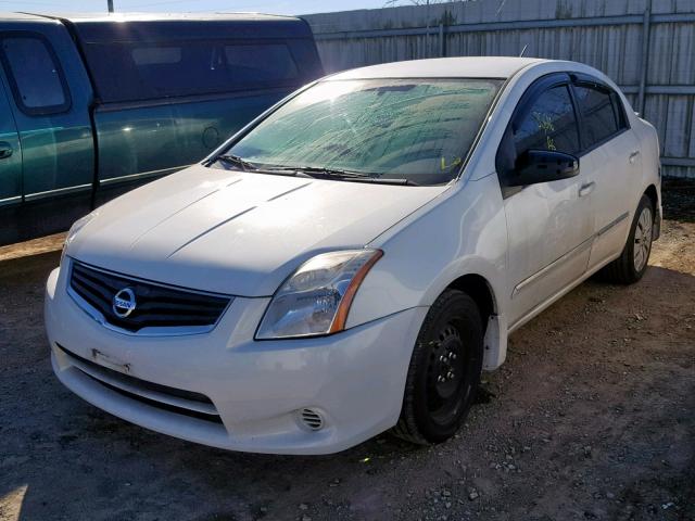 3N1AB6AP6CL693244 - 2012 NISSAN SENTRA 2.0 WHITE photo 2