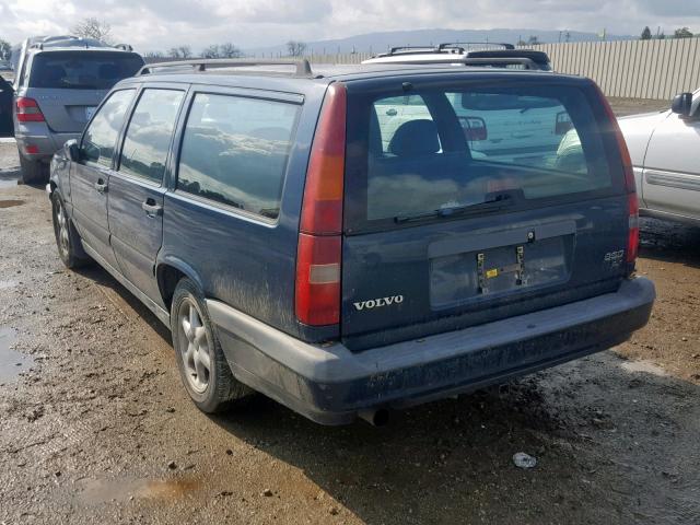 YV1LW5540T2185741 - 1996 VOLVO 850 BASE BLUE photo 3