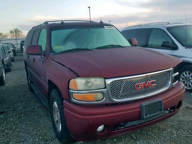 1GKFK66U63J318306 - 2003 GMC YUKON XL D BURGUNDY photo 1