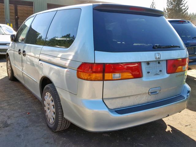 5FNRL18564B135771 - 2004 HONDA ODYSSEY LX BLUE photo 3