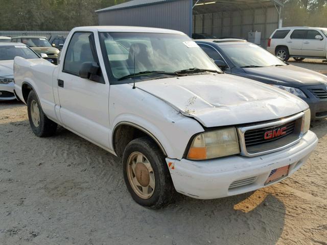 1GTCS14H738144745 - 2003 GMC SONOMA WHITE photo 1