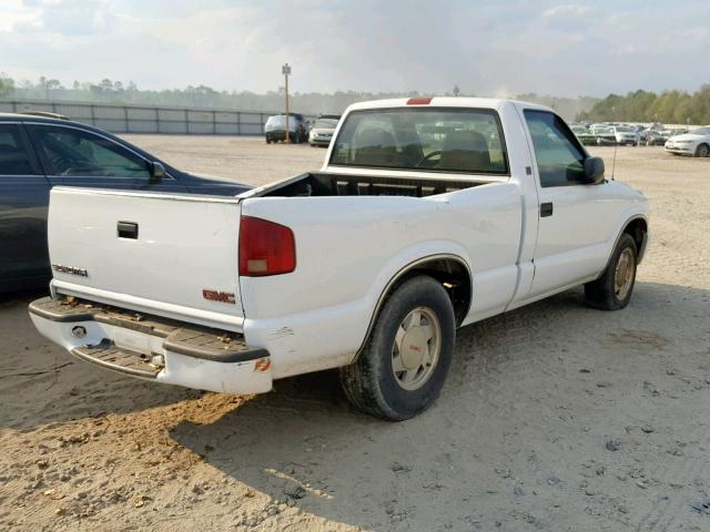 1GTCS14H738144745 - 2003 GMC SONOMA WHITE photo 4