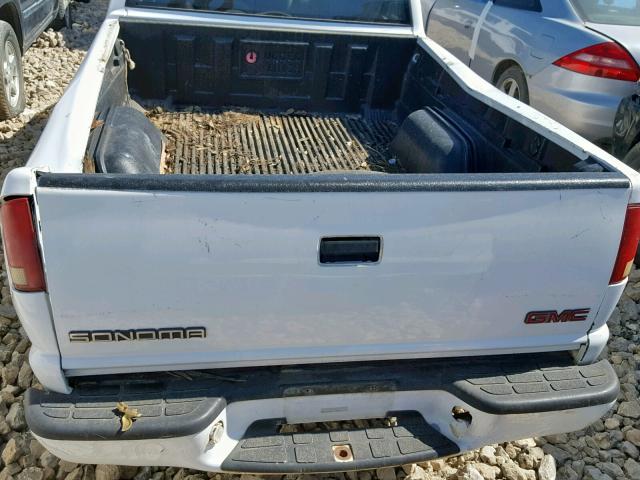 1GTCS14H738144745 - 2003 GMC SONOMA WHITE photo 6