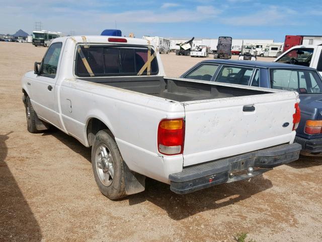 1FTYR10UXWPA28308 - 1998 FORD RANGER WHITE photo 3