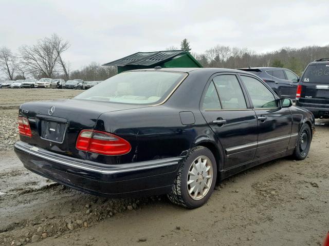 WDBJF65J01B259535 - 2001 MERCEDES-BENZ E 320 BLACK photo 4