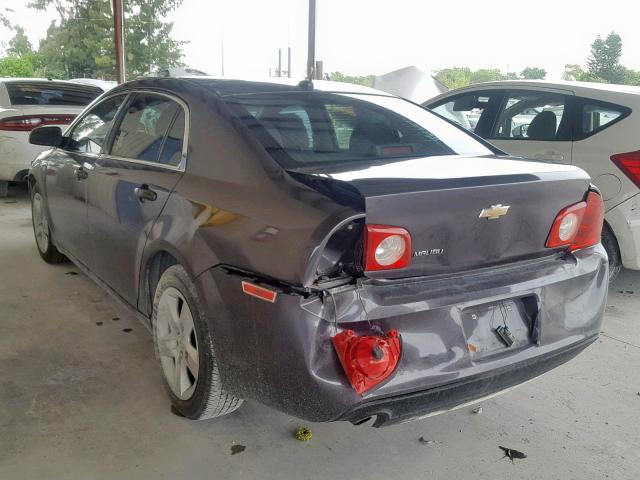 1G1ZB5E17BF154147 - 2011 CHEVROLET MALIBU LS გრაფიტი ფოტო 3