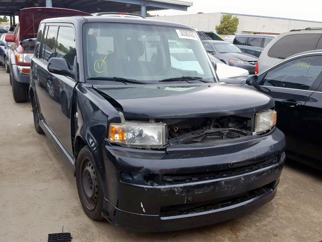 JTLKT324364109902 - 2006 TOYOTA SCION XB BLACK photo 1