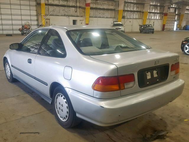 1HGEJ6126VL044257 - 1997 HONDA CIVIC DX SILVER photo 3