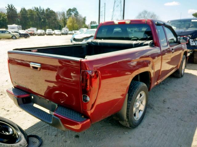 1GCESCD92A8145750 - 2010 CHEVROLET COLORADO L BURGUNDY photo 4