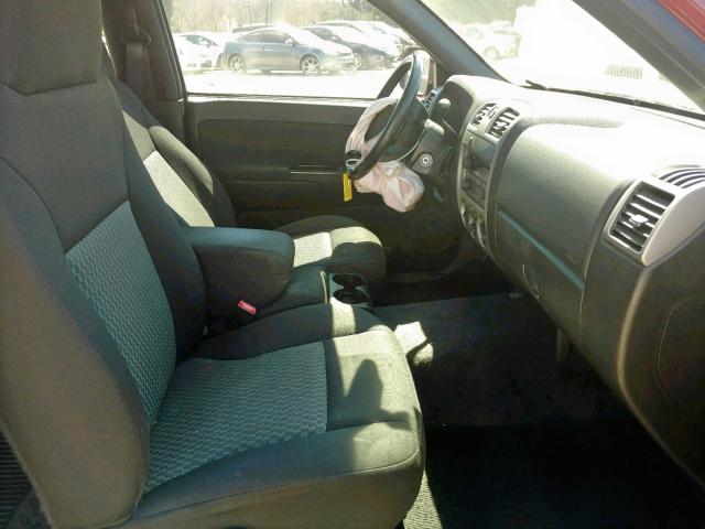 1GCESCD92A8145750 - 2010 CHEVROLET COLORADO L BURGUNDY photo 5
