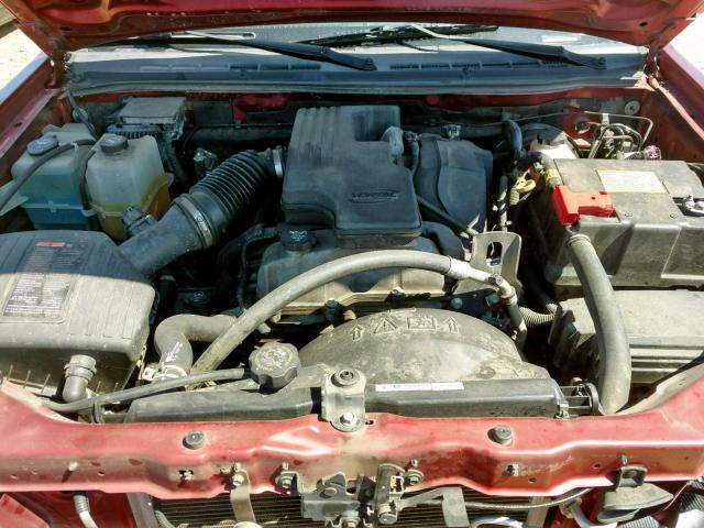 1GCESCD92A8145750 - 2010 CHEVROLET COLORADO L BURGUNDY photo 7