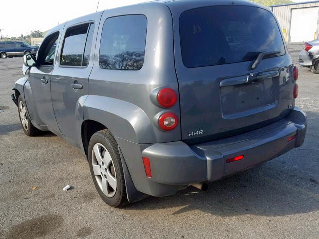 3GNDA13D78S560175 - 2008 CHEVROLET HHR LS GRAY photo 3