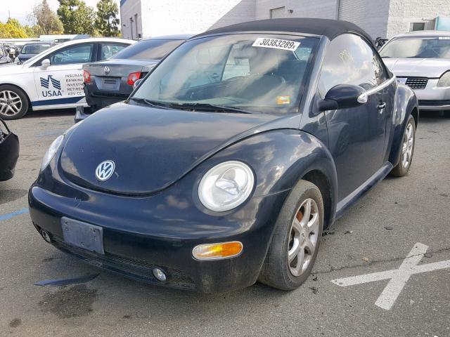 3VWCD21Y84M301715 - 2004 VOLKSWAGEN NEW BEETLE Schwarz Foto 2