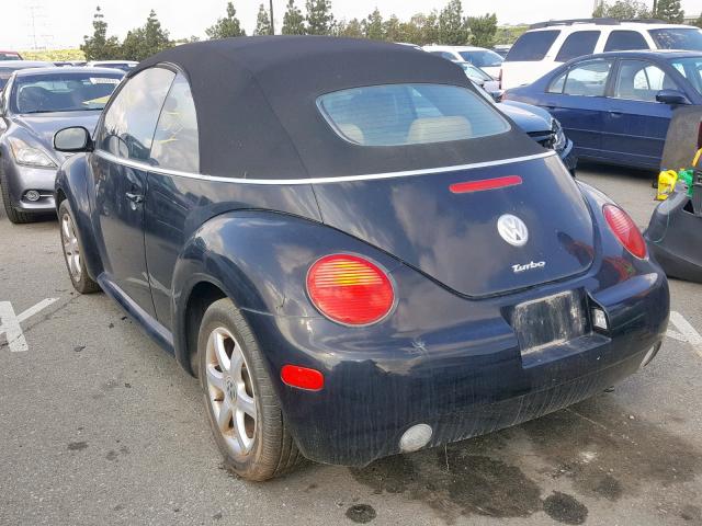 3VWCD21Y84M301715 - 2004 VOLKSWAGEN NEW BEETLE Schwarz Foto 3