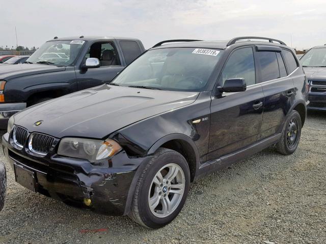 WBXPA934X6WG74411 - 2006 BMW X3 3.0I BLACK photo 2