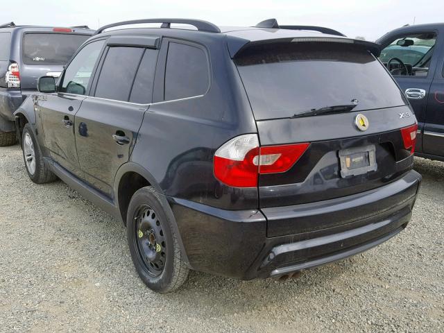 WBXPA934X6WG74411 - 2006 BMW X3 3.0I BLACK photo 3