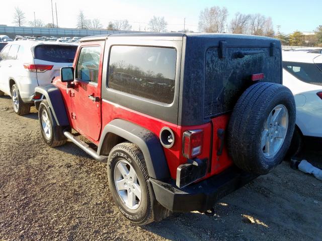 1C4AJWAG6EL117149 - 2014 JEEP WRANGLER SPORT  photo 3