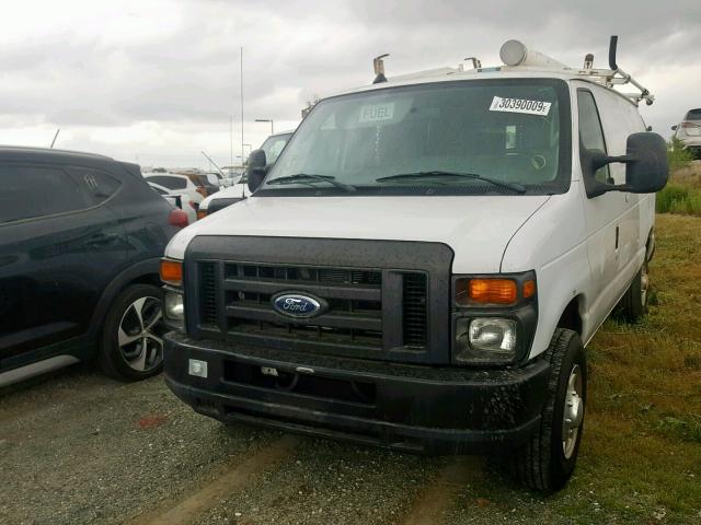 1FTNE2EL2BDA49587 - 2011 FORD ECONOLINE WHITE photo 2