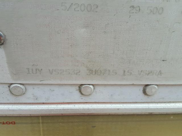 1UYVS25323Y971515 - 2003 UTILITY UTILITY WHITE photo 10