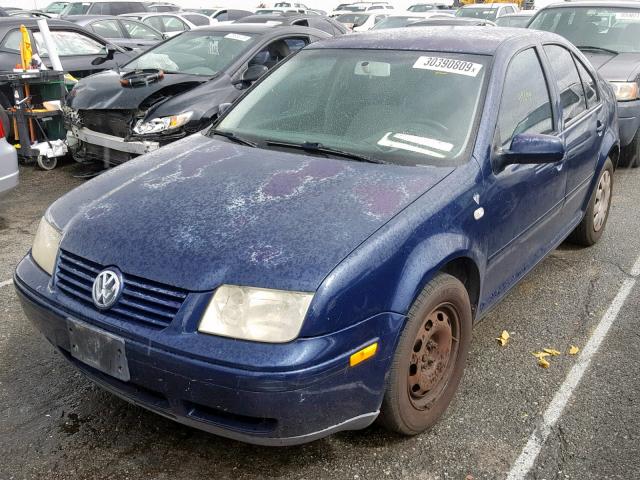 3VWRK69M82M039443 - 2002 VOLKSWAGEN JETTA GL BLUE photo 2