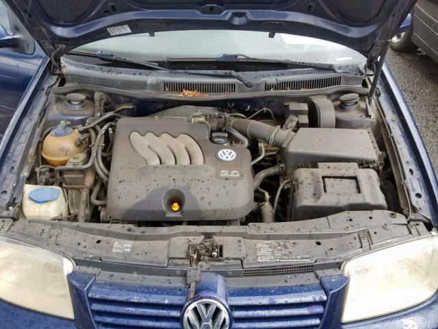 3VWRK69M82M039443 - 2002 VOLKSWAGEN JETTA GL BLUE photo 7