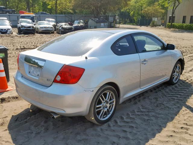 JTKDE177860121002 - 2006 TOYOTA SCION TC SILVER photo 4