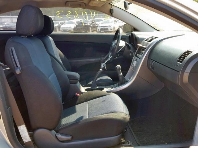 JTKDE177860121002 - 2006 TOYOTA SCION TC SILVER photo 5