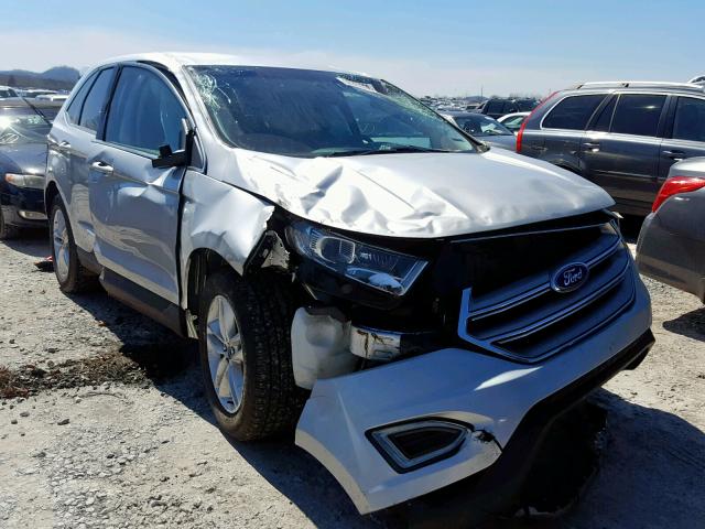 2FMPK3J95HBC32414 - 2017 FORD EDGE SEL SILVER photo 1