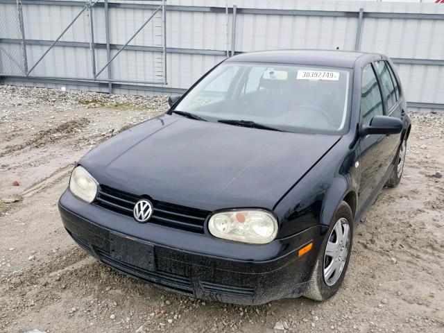 9BWFK61J634013076 - 2003 VOLKSWAGEN GOLF GL BLACK photo 2